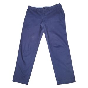 Banana Republic Fall Navy Roll-up City Chino Pants - Size 4S